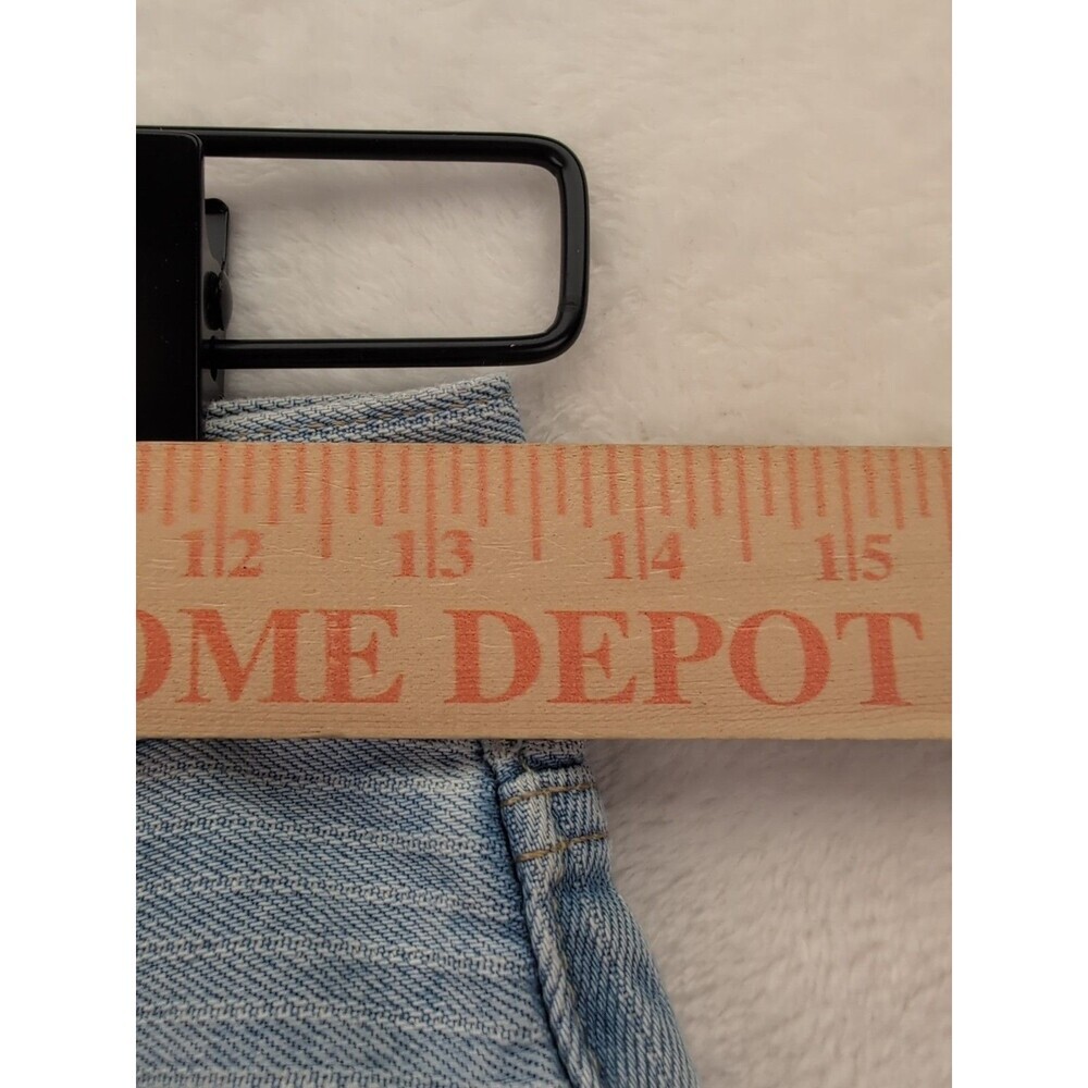 Levis Premium 501 '81 Pin striped Light Wash Tapered Leg Jeans Women's Sz 25x31 - Picture 6 of 16